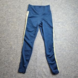 Nike Teal One Novelty Pants Tights Leggings Women Size XS Side Strip Logo